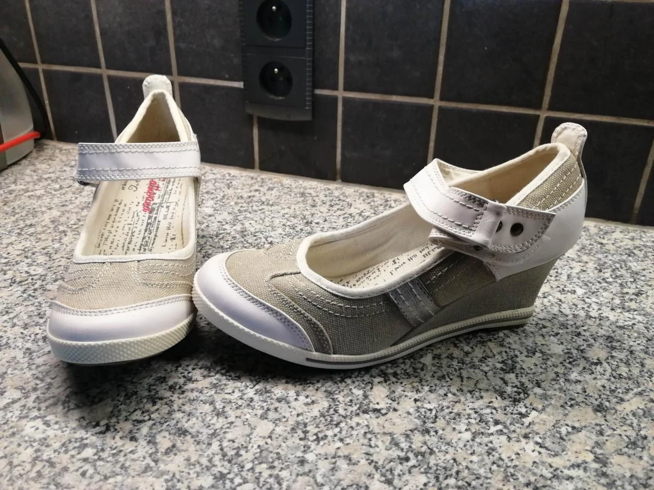 schoenen wit merk catherina - maat 38 - nieuw